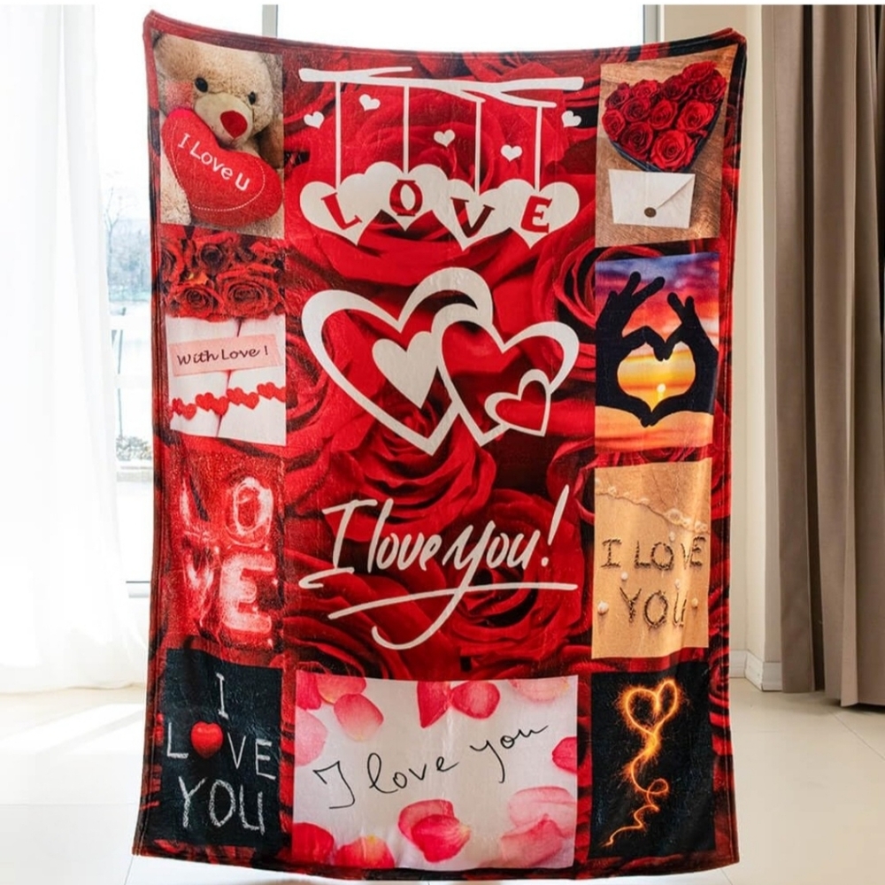 Valentine Throw Blanket
